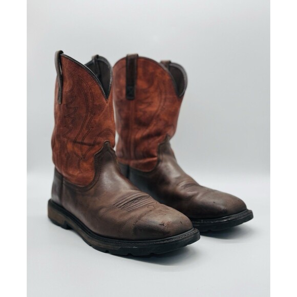 Ariat WorkHog Square Steel Toe Work Boot Dark Earth 10006961 Men 12 - Picture 1 of 16
